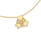 The Superbloom Necklace | 18k Yellow Gold & Diamond