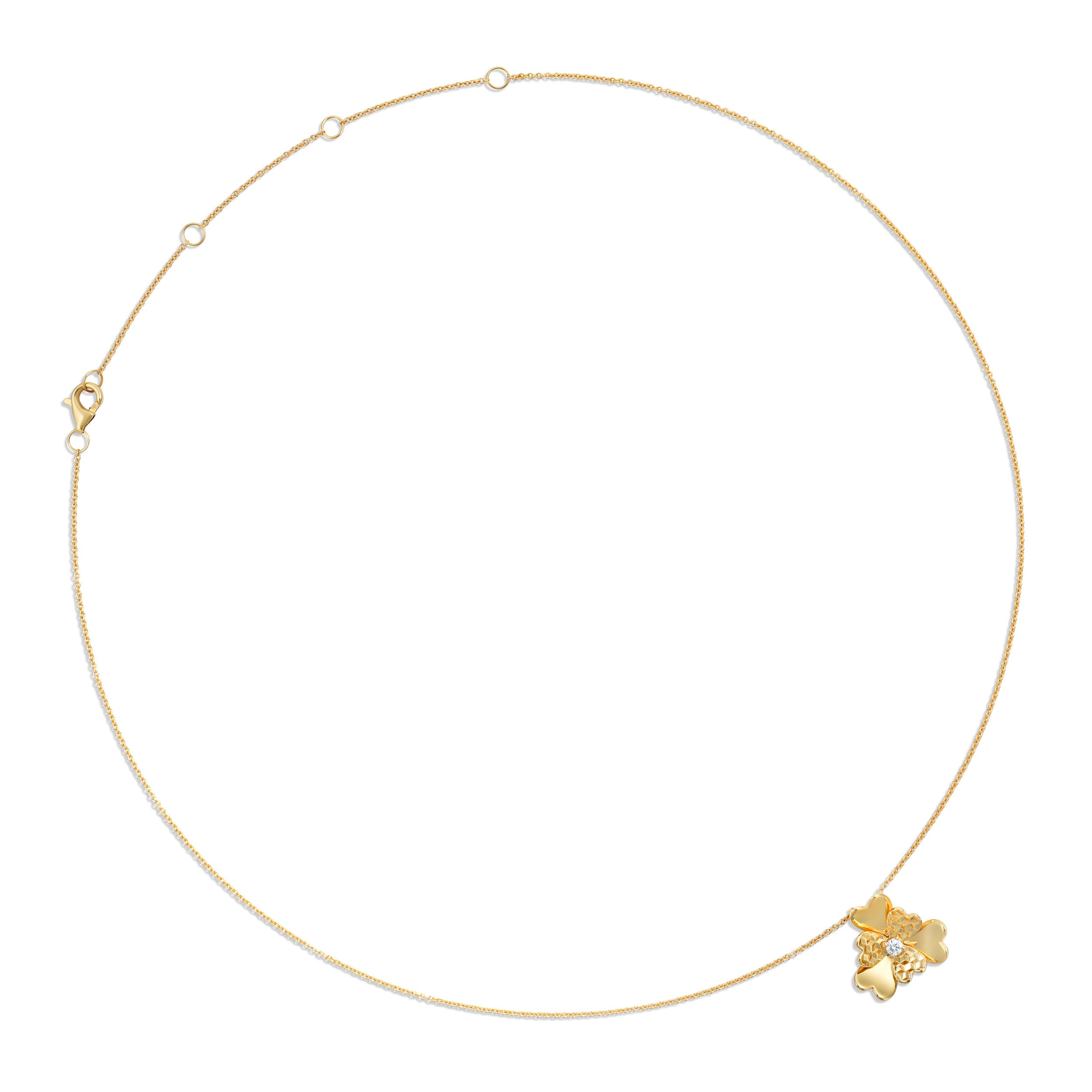 The Superbloom Necklace | 18k Yellow Gold & Diamond