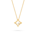The Gilded Sky Necklace | 18k Yellow Gold & Diamond