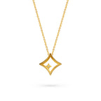 The Gilded Sky Necklace | 18k Yellow Gold & Diamond