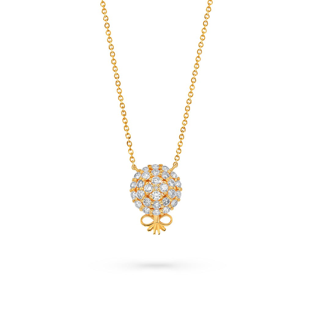 The Infinite Bouquet Necklace | 18k Yellow Gold & Diamond