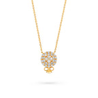 The Infinite Bouquet Necklace | 18k Yellow Gold & Diamond
