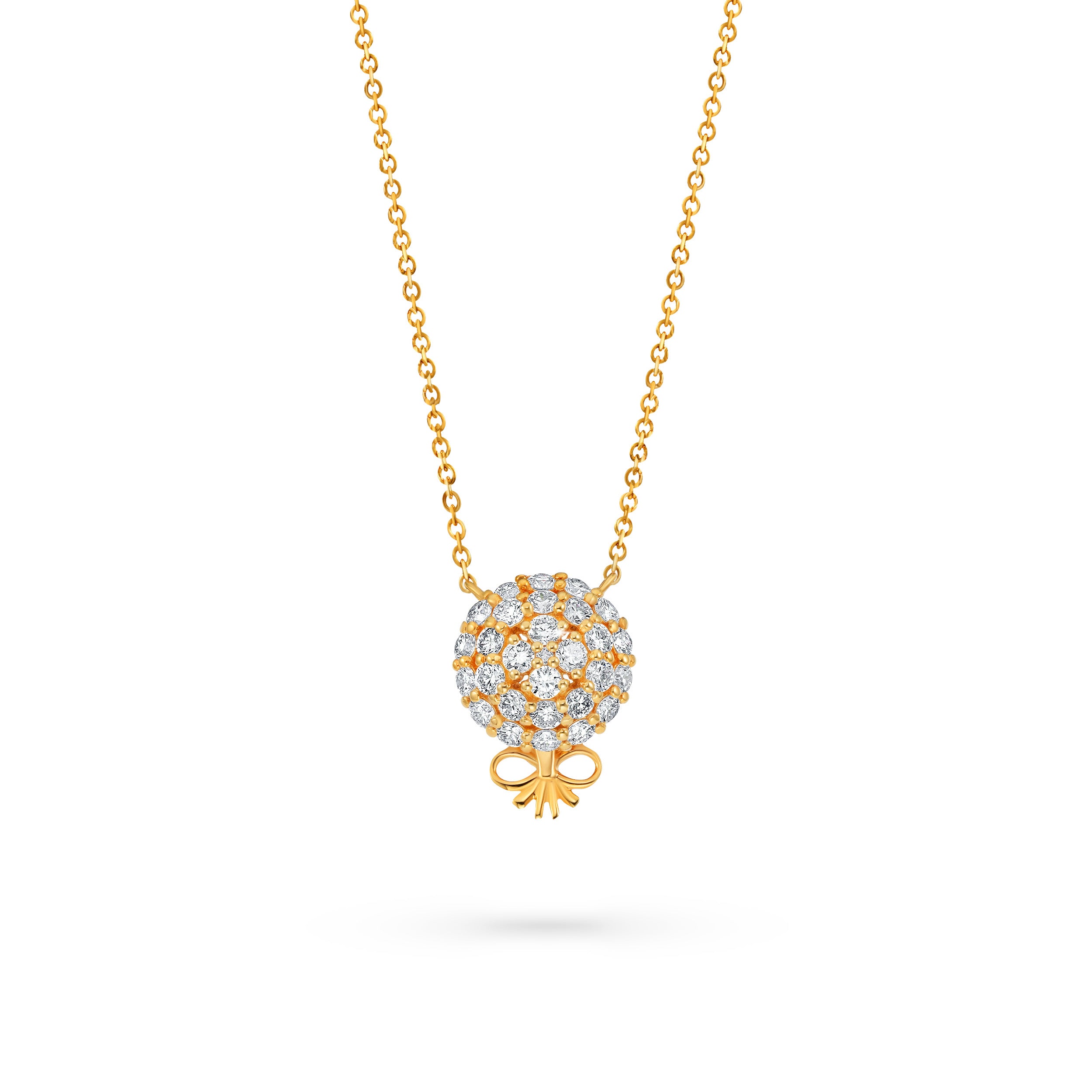 The Infinite Bouquet Necklace | 18k Yellow Gold & Diamond