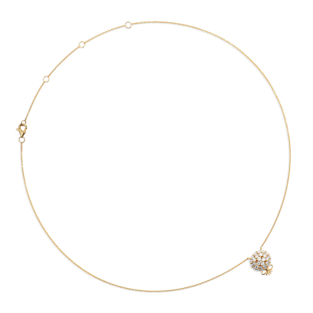 The Infinite Bouquet Necklace | 18k Yellow Gold & Diamond
