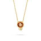 The Infinite Bouquet Necklace | 18k Yellow Gold, Diamond & Ruby