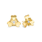 The Superbloom Earrings | 18k Yellow Gold & Diamond