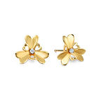 The Wild Heart Earrings | 18k Yellow Gold & Diamond