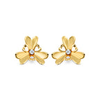 The Wild Heart Earrings | 18k Yellow Gold & Diamond