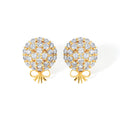 The Infinite Bouquet Earrings | 18k Yellow Gold & Diamond