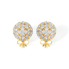 The Infinite Bouquet Earrings | 18k Yellow Gold & Diamond