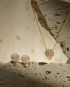 The Infinite Bouquet Earrings | 18k Yellow Gold & Diamond