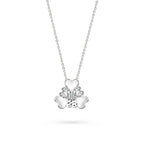 The Superbloom Necklace | 18k White Gold & Diamond