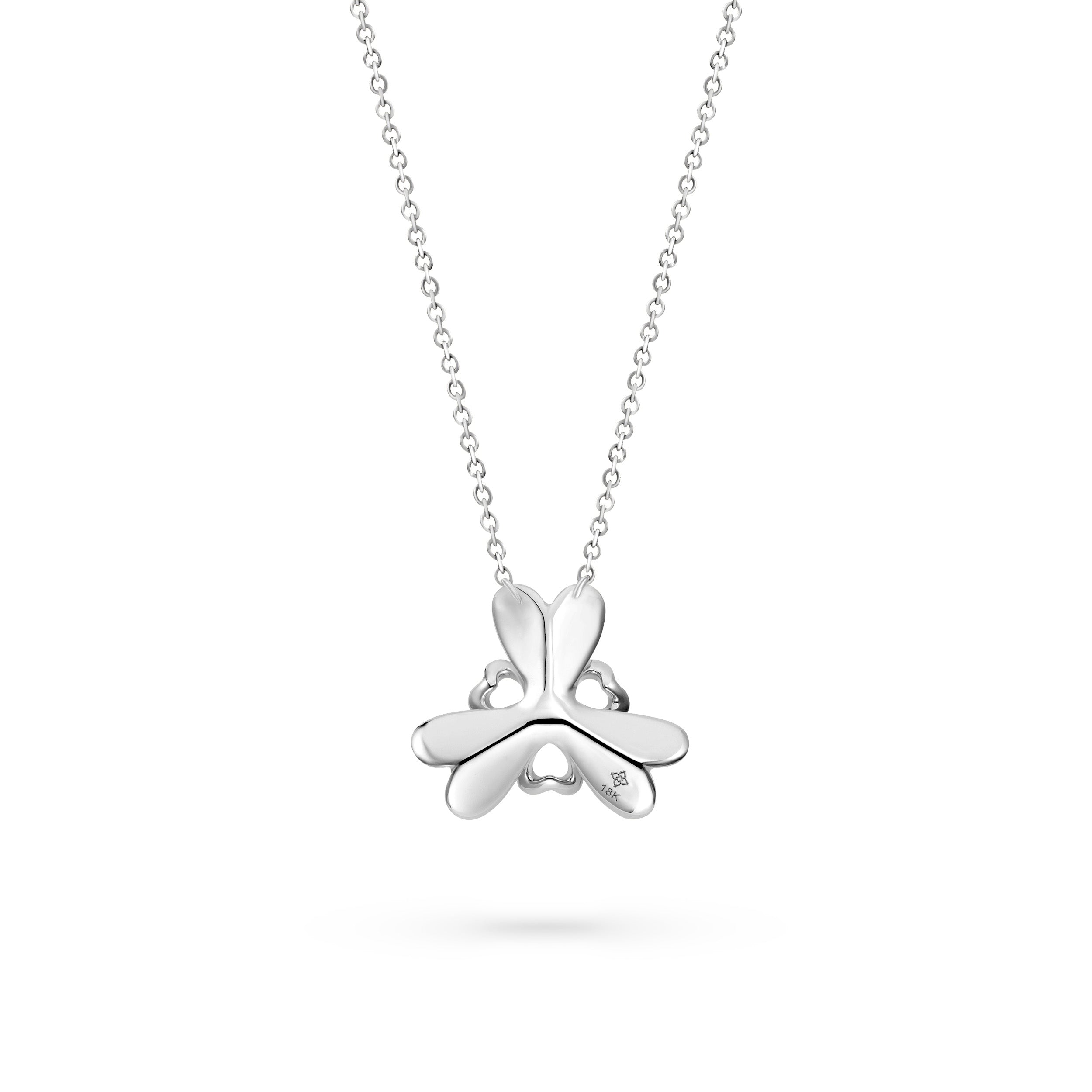 The Wild Heart Necklace | 18k White Gold & Diamond