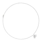 The Wild Heart Necklace | 18k White Gold & Diamond