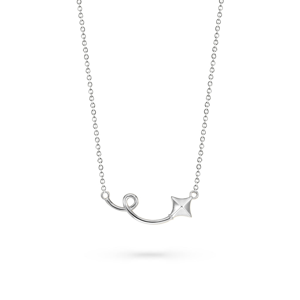 The Free Spirit Necklace | 18k White Gold