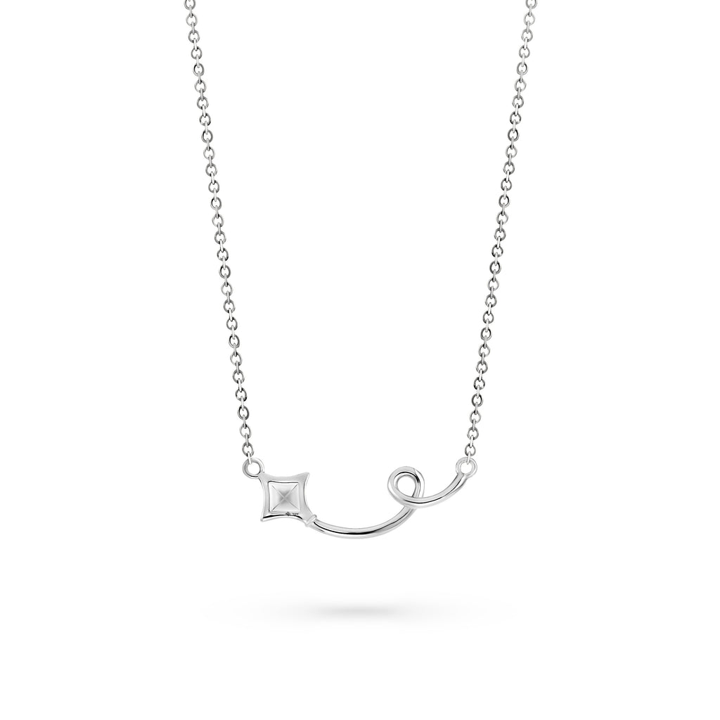 The Free Spirit Necklace | 18k White Gold