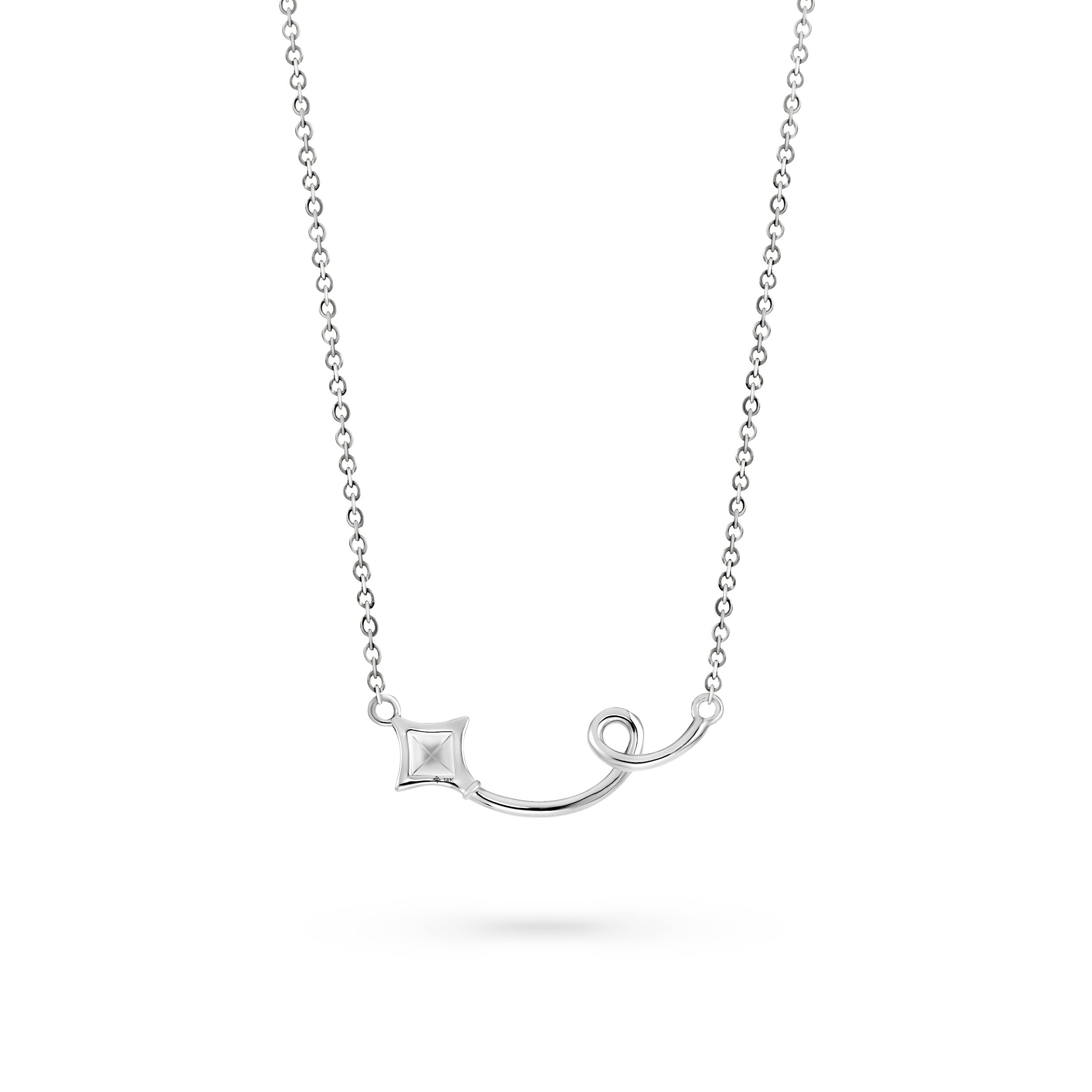The Free Spirit Necklace | 18k White Gold