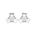 The Superbloom Earrings | 18k White Gold & Diamond