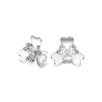 The Superbloom Earrings | 18k White Gold & Diamond