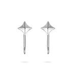 The Free Spirit Earrings | 18k White Gold