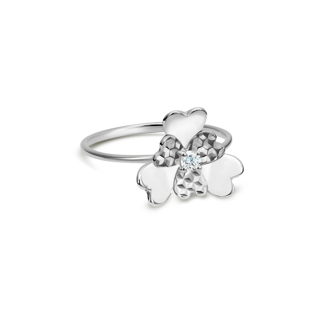 The Superbloom Ring | 18k White Gold & Diamond