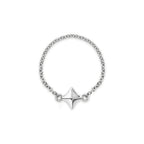 The Free Spirit Chain Ring | 18k White Gold