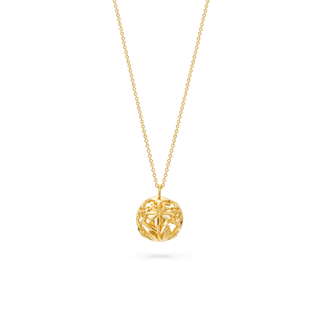 The Golden Wish Necklace | 18k Solid Gold