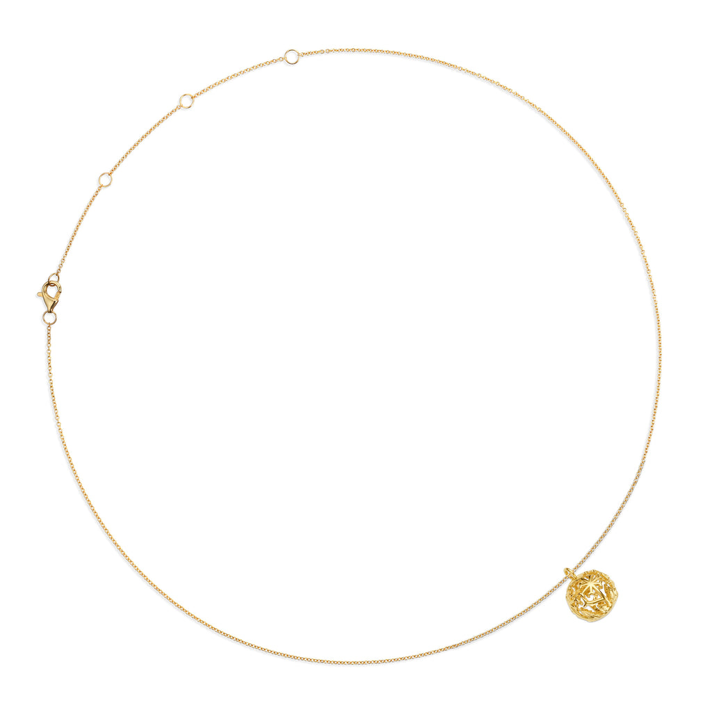 The Golden Wish Necklace | 18k Solid Gold