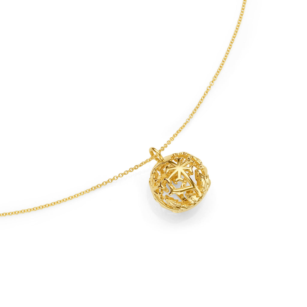 The Golden Wish Necklace | 18k Solid Gold