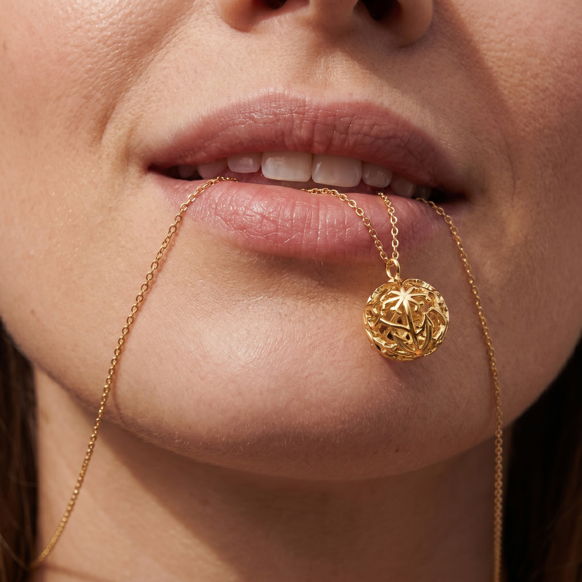 The Golden Wish Necklace | 18k Solid Gold
