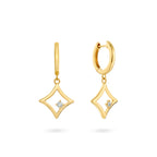 The Gilded Sky Earrings | 18k Yellow Gold & Diamond