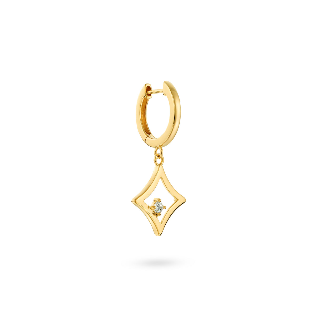 The Gilded Sky Earrings | 18k Yellow Gold & Diamond