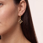 The Gilded Sky Earrings | 18k Yellow Gold & Diamond
