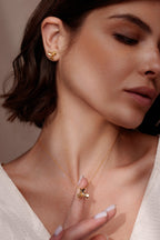 The Wild Heart Earrings | 18k Yellow Gold & Diamond