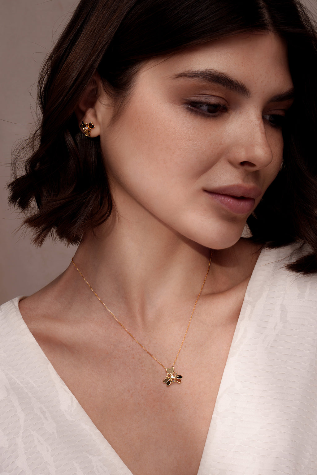 The Wild Heart Earrings | 18k Yellow Gold & Diamond