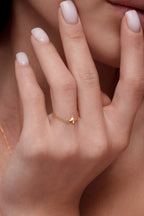 The Free Spirit Chain Ring | 18k Yellow Gold
