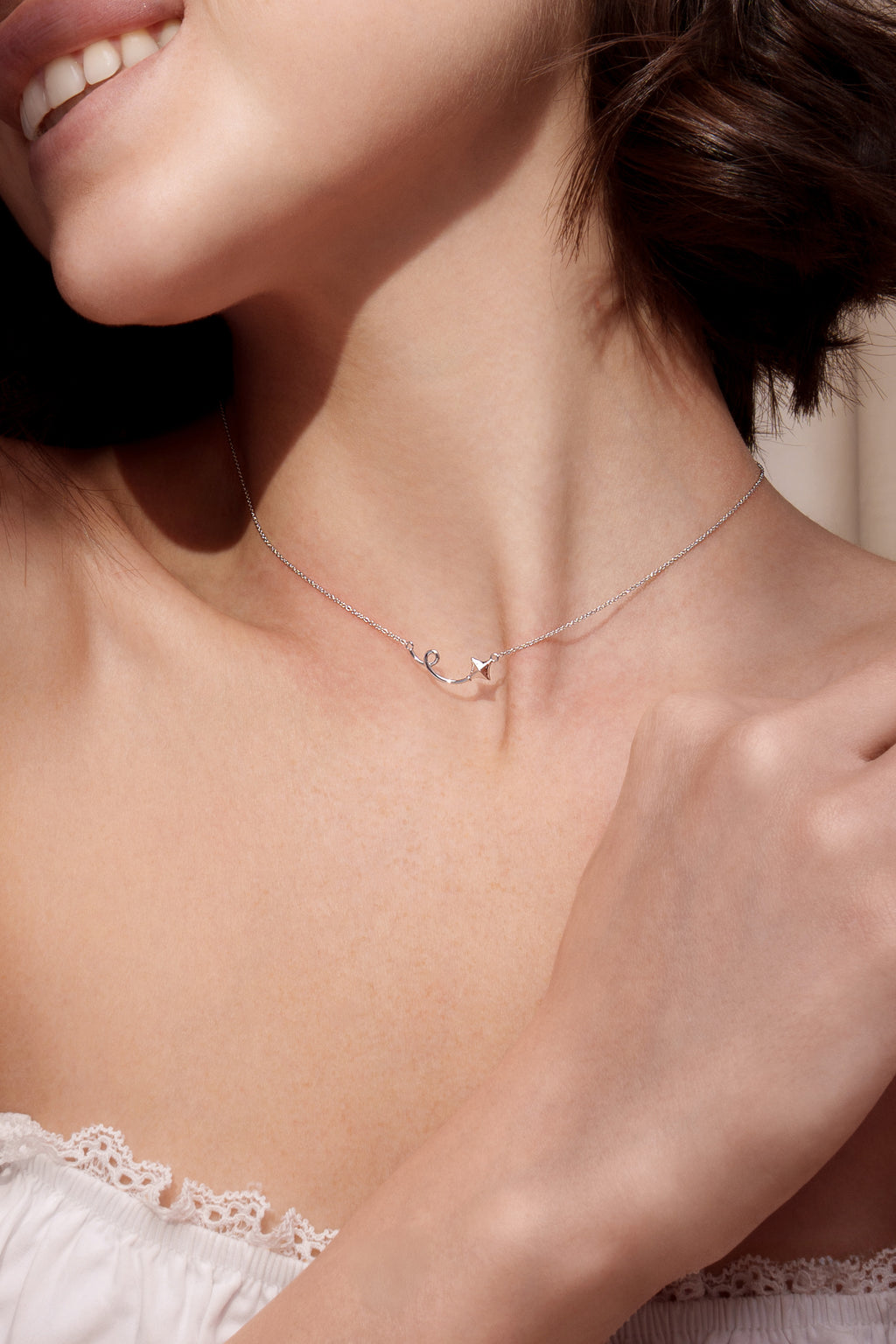 The Free Spirit Necklace | 18k White Gold