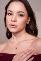 The Infinite Bouquet Necklace | 18k Yellow Gold, Diamond & Ruby