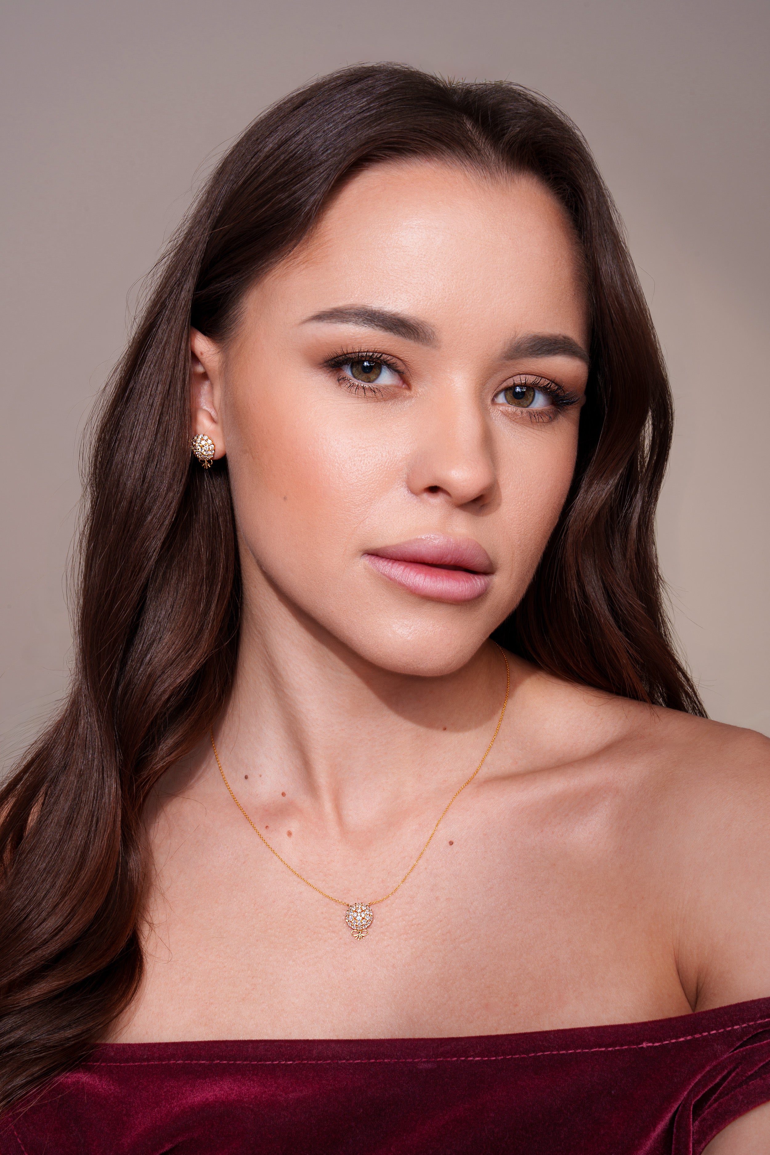 The Infinite Bouquet Necklace | 18k Yellow Gold & Diamond