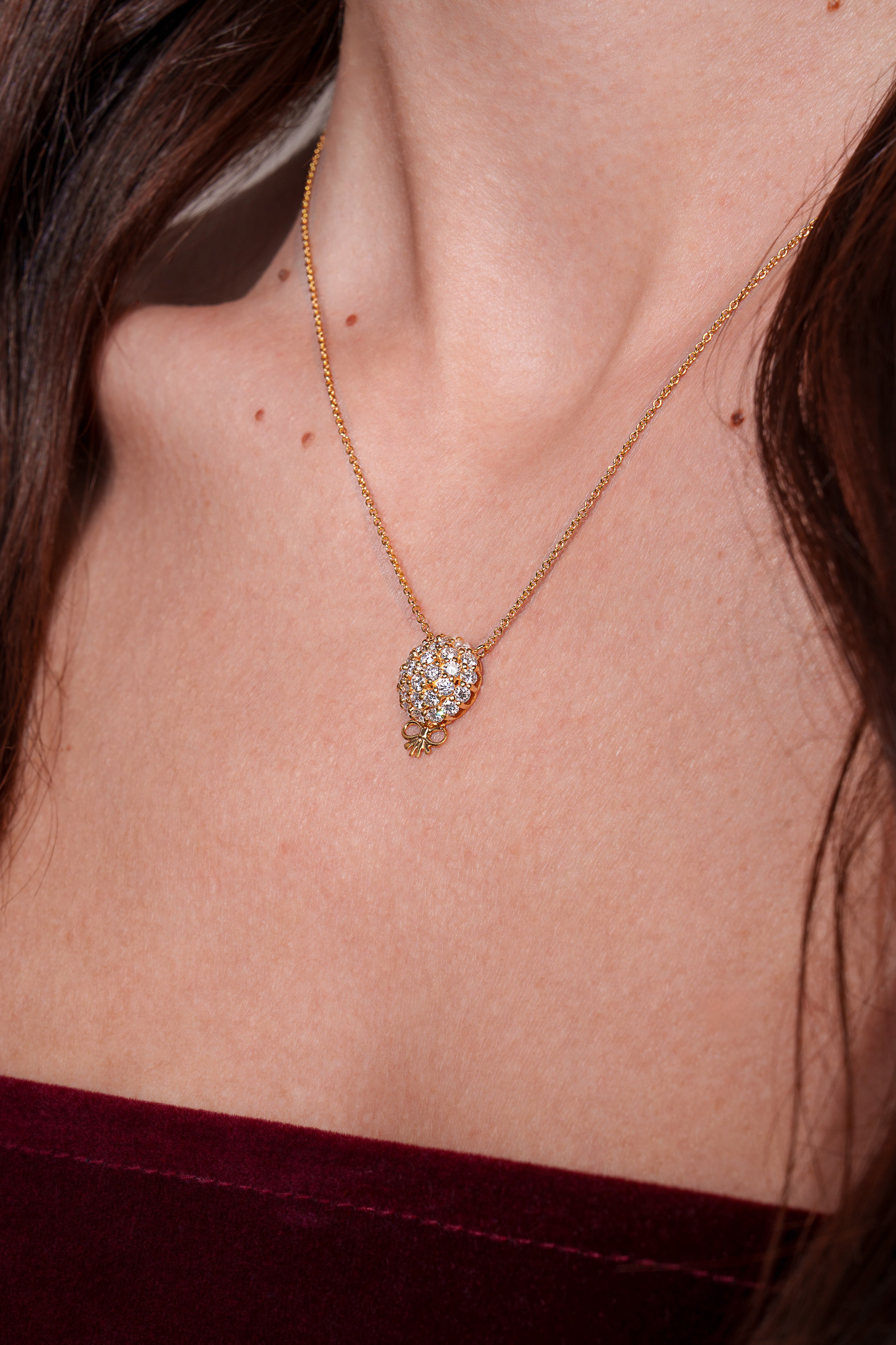 The Infinite Bouquet Necklace | 18k Yellow Gold & Diamond