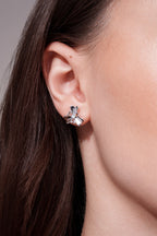 The Wild Heart Earrings | 18k White Gold & Diamond