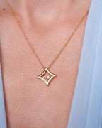 The Gilded Sky Necklace | 18k Yellow Gold & Diamond