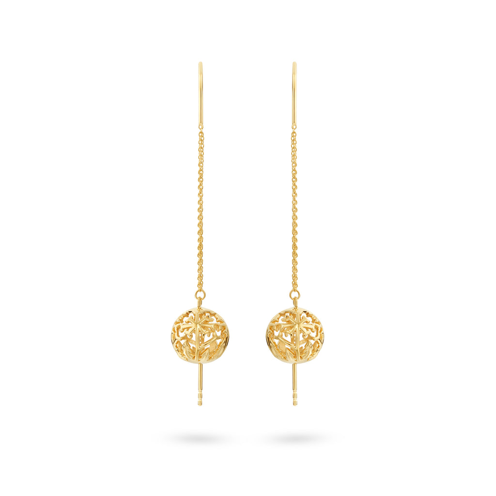 The Golden Wish Earrings | 18k Solid Gold