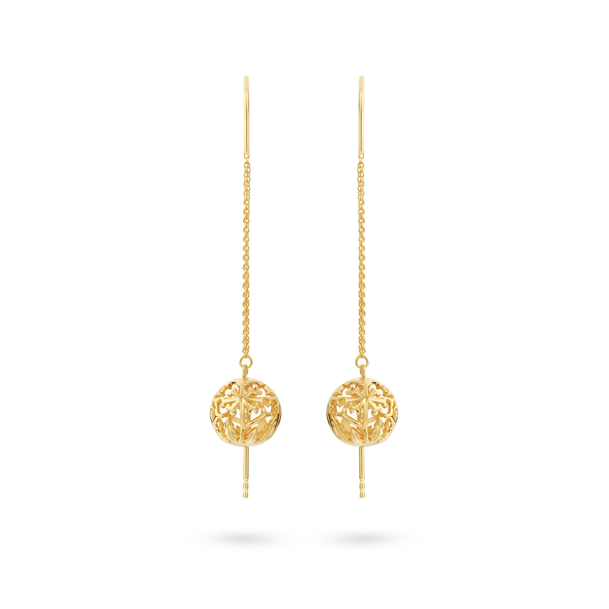 The Golden Wish Earrings | 18k Solid Gold