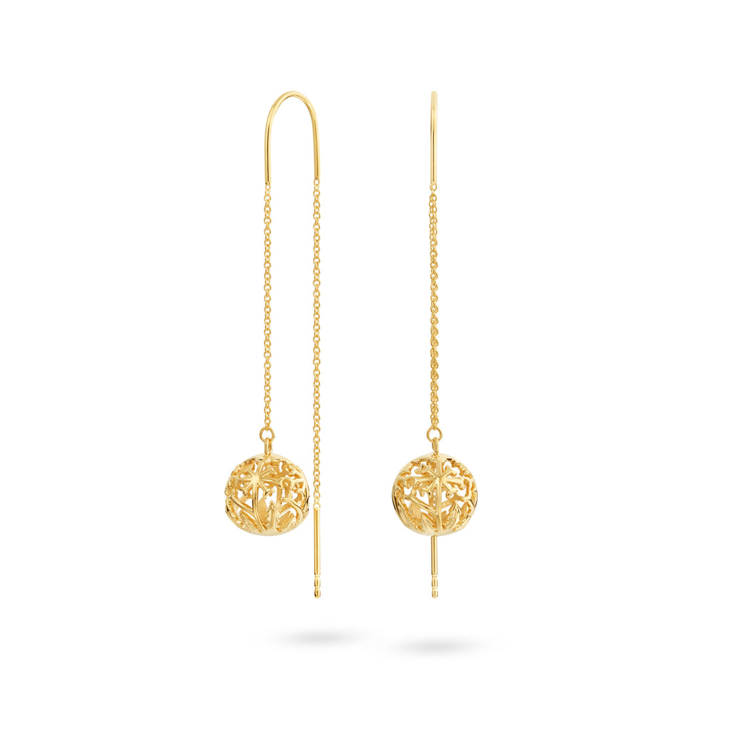 The Golden Wish Earrings | 18k Solid Gold