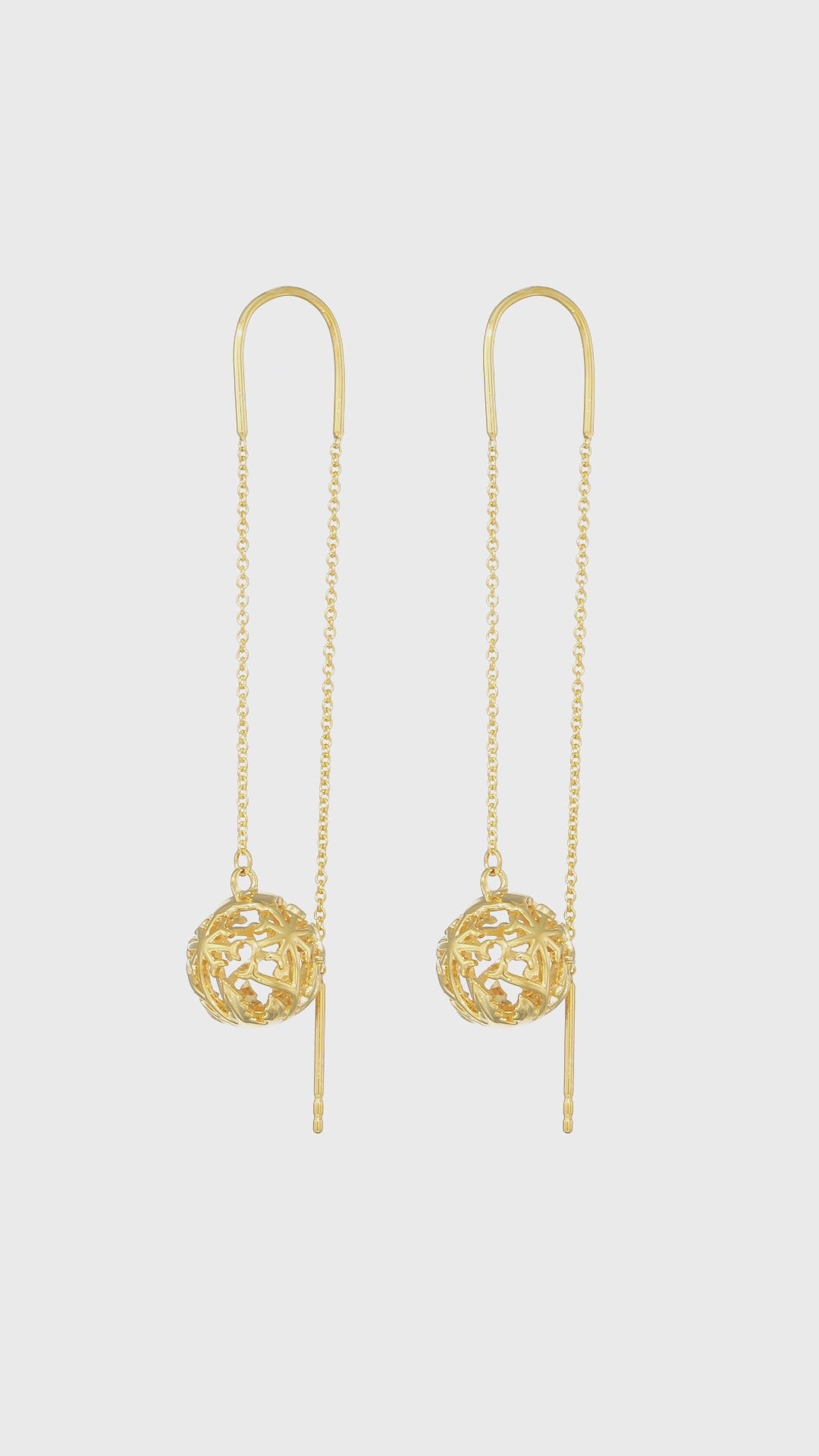 The Golden Wish Earrings | 18k Solid Gold