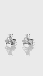 The Wild Heart Earrings | 18k White Gold & Diamond